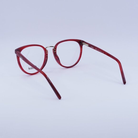 🕶️ New Chloe CE2690 606 Eyeglasses - Burgundy Frame 53mm - Picture 6 of 9